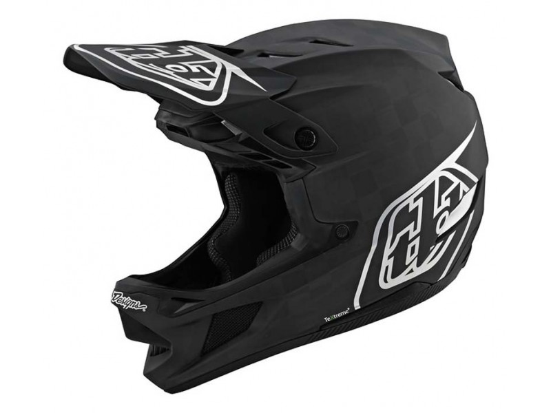 Вело шлем фуллфейс TLD D4 Carbon [Stealth Black/Silver]