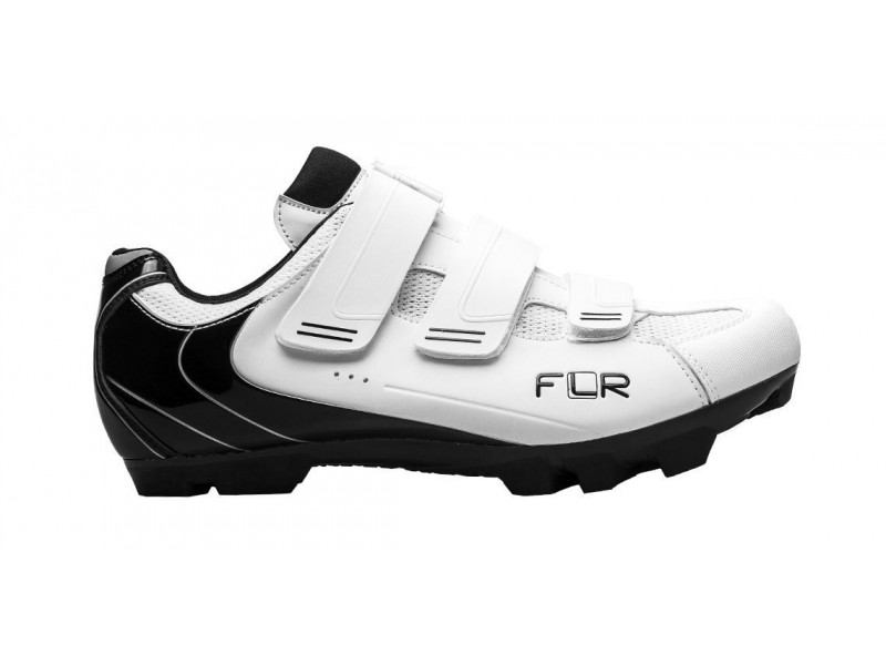 Велосипедные туфли МТБ FLR F-55 бел/черные 