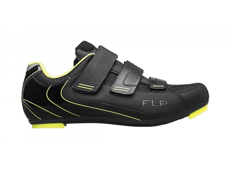 Велосипедні туфлі шосе FLR F-35 чорн/неон жовт