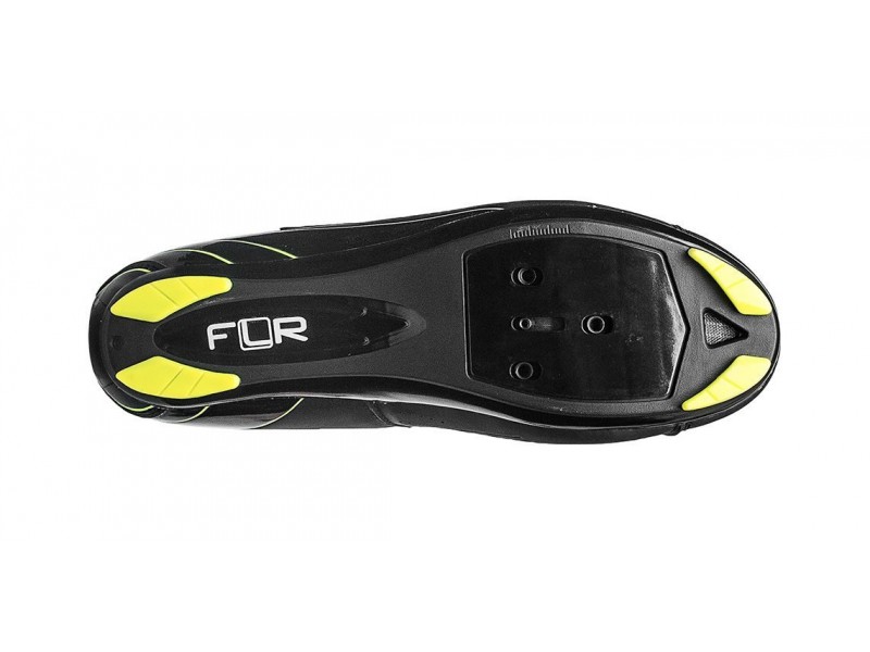 Велосипедні туфлі шосе FLR F-35 чорн/неон жовт