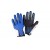 Велоперчатки длинный палець Giant XC сине/белые XS