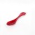 Ложка-вилка (ловілка) пластмасова Tramp червона