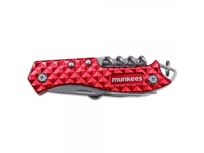 Брелок-мультиинструмент Munkees 2580 Pocket Knife red