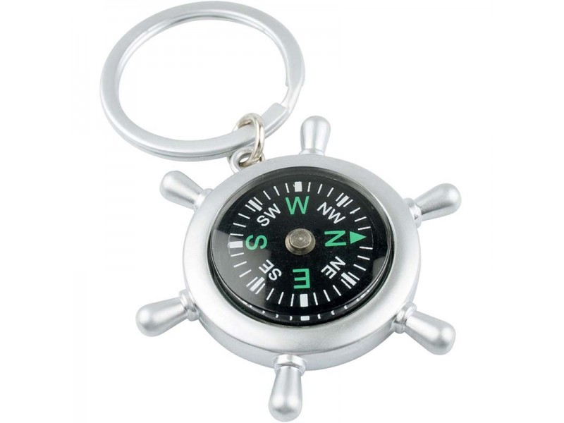 Брелок-компас Munkees 3156 Rudder Compass steel