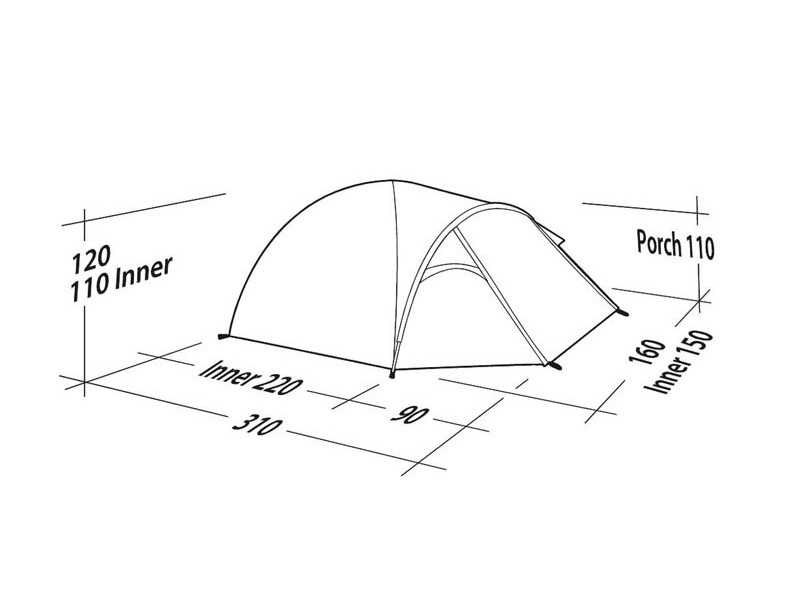 Палатка Robens Tent Tor 3