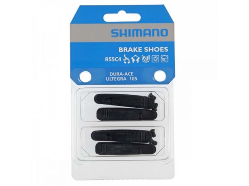 Тормозные резинки Shimano Dura-Ace R55C4 касетная фиксация (комплект 2 пары)