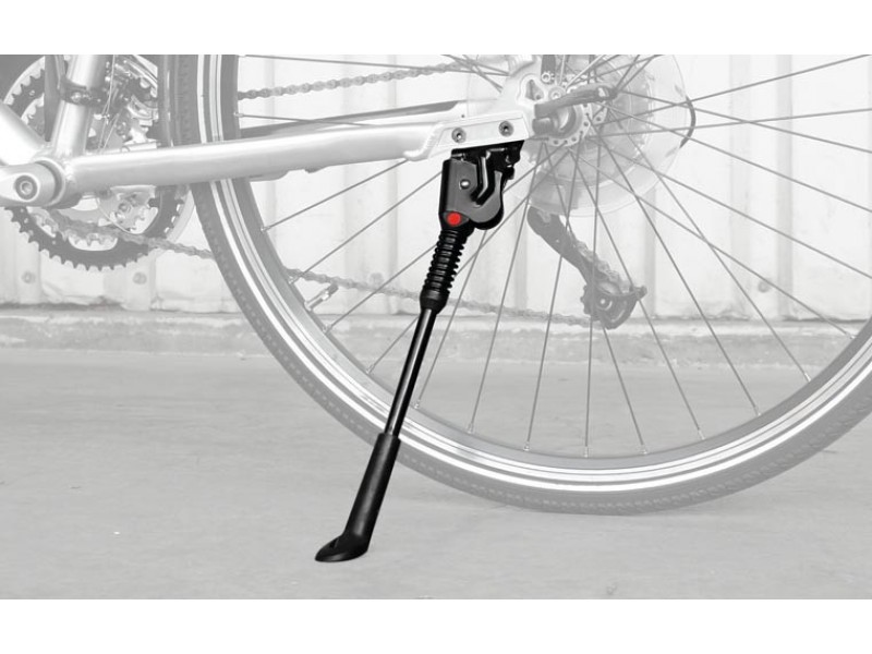 Подножка велосипедная HEBIE FIX 40 задняя, изменяемая длина 26-28", черная