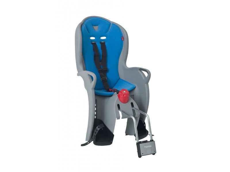 Велокрісло дитяче HAMAX Sleepy на раму сіре/блакитне