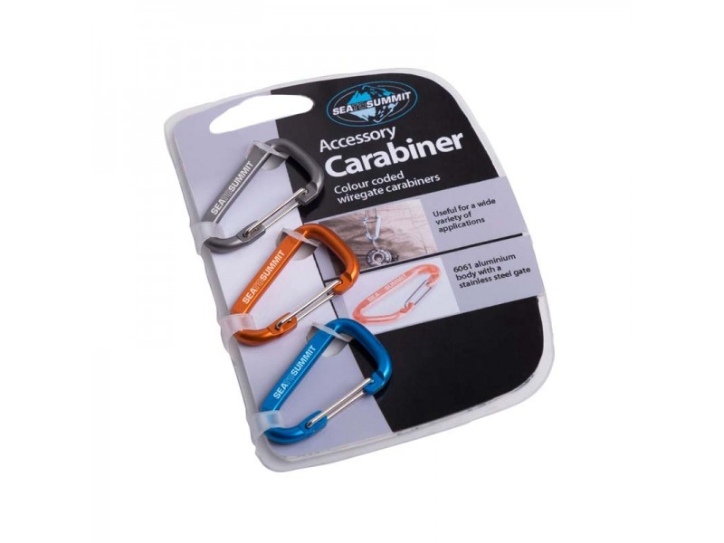 Карабін Sea To Summit Accessory Carabiner 3 Pack Mix Color (STS AABINER3)