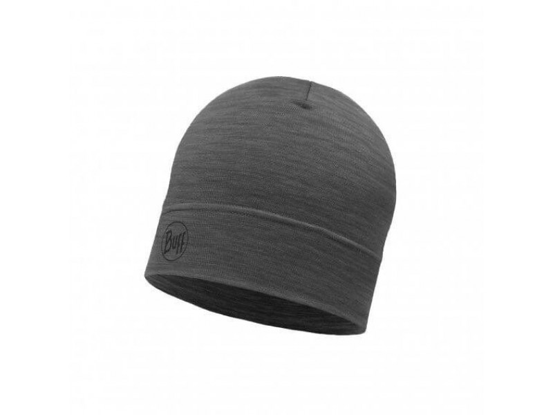 Шапка Buff Merino Wool 1 Layer Hat, Solid Grey (BU 113013.937.10.00)