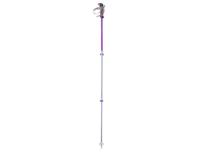 Трекінгові телескопічні палиці Pinguin Ascent Light FL Cork, 63-135 см, Cork Violet (PNG 643039)