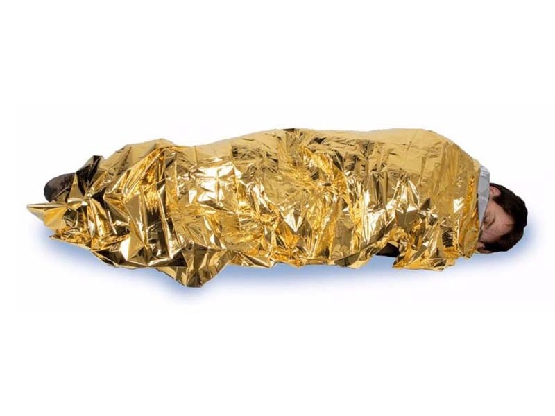 Термоковдра рятувальна Tatonka Rettungsdecke (Gold)