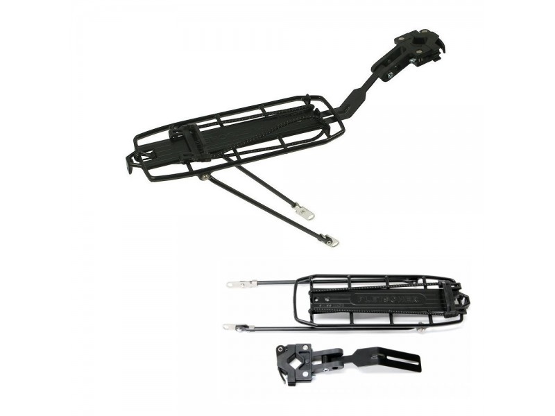 Багажник XLC Pletscher Quick-Rack Suspension, 26-28" для двухподвеса, черный