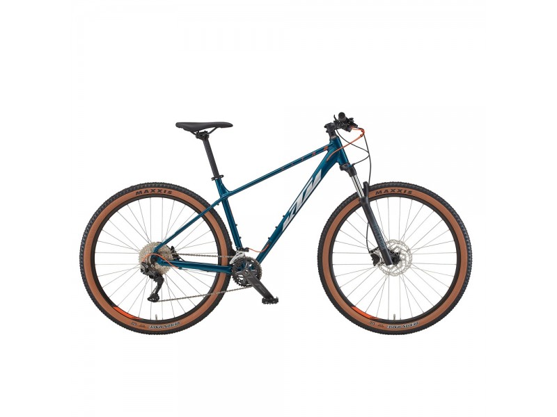 Велосипед KTM ULTRA FLITE 29" синий (серебристо-оранжевый) 2022