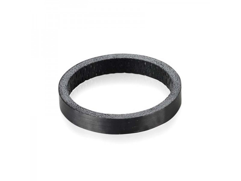 Проставочное кольцо XLC черное, 5 мм, 1 1/8" карбон