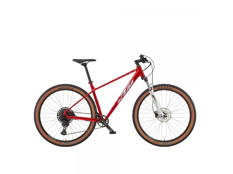 Велосипед KTM ULTRA FUN 29" красный (серебристо-черный), 2022
