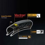 Покришка безкамерна Continental Grand Prix 5000 TL 28" | 700 чорна, складна, skin