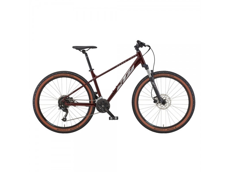 Велосипед KTM PENNY LANE 271 27.5" темно-красный (серый), 2022