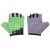 Перчатки детские Green Cycle FLASH без пальцев XS зелено-черные