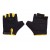Перчатки Green Cycle SIMPLA 2 без пальцев XS черно-желтые