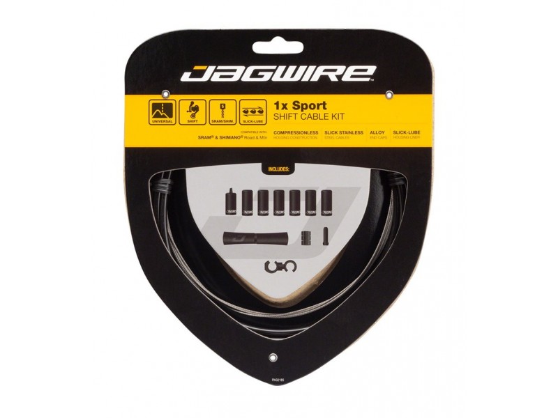 Комплект JAGWIRE 1X Sport Shift Kit UCK350 для перемикачів, на один бік, black