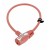 Велозамок кабель KRYPTONITE KRYPTOFLEX 1265 рожевий