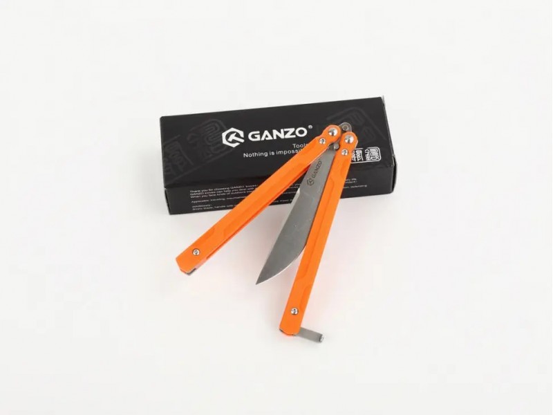 Нiж-метелик (балiсонг) Ganzo G766