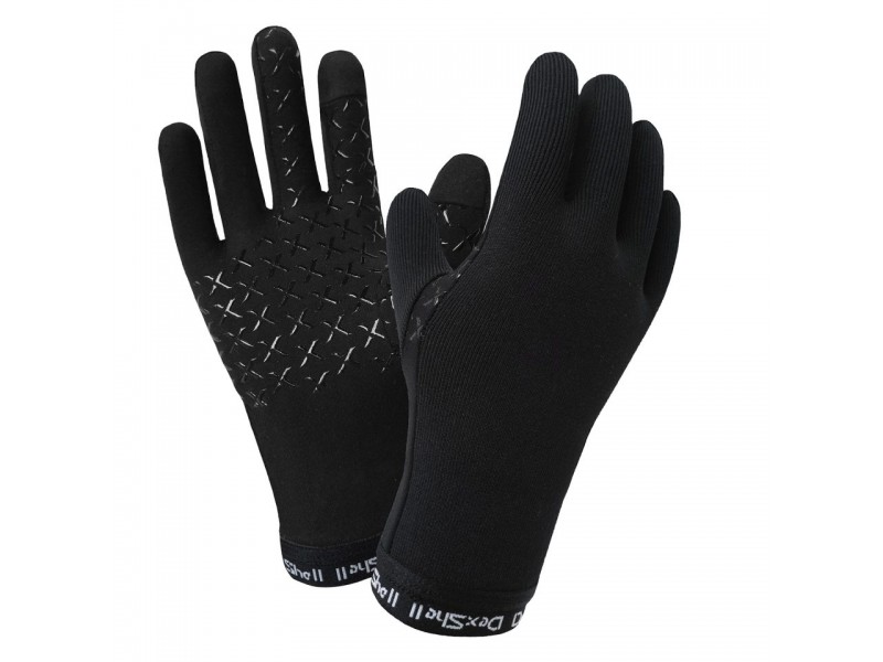 Перчатки трикотажные водонепроницаемые Dexshell Drylite Gloves черные