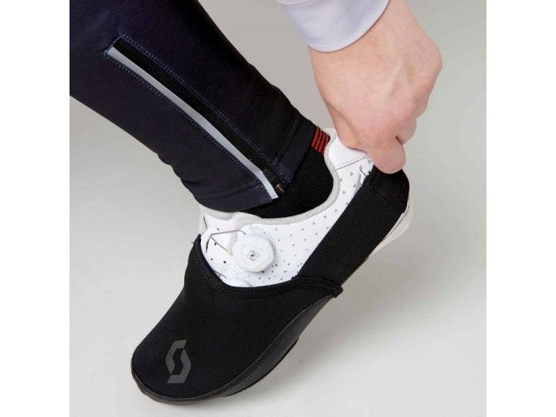 Велобахилы на носок SCOTT AS 10 чёрные LONG / размер 47-50