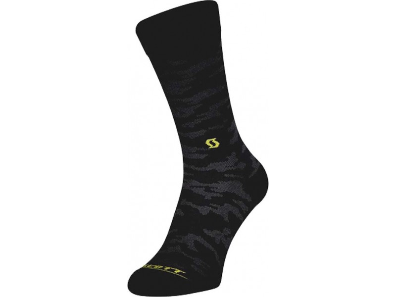 Шкарпетки SCOTT TRAIL CAMO чорний/жовтий 