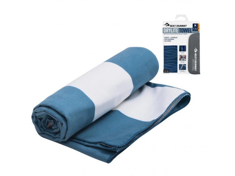 Рушник з мікрофібри Sea To Summit DryLite Towel (Blue/White Stripe, XXL)