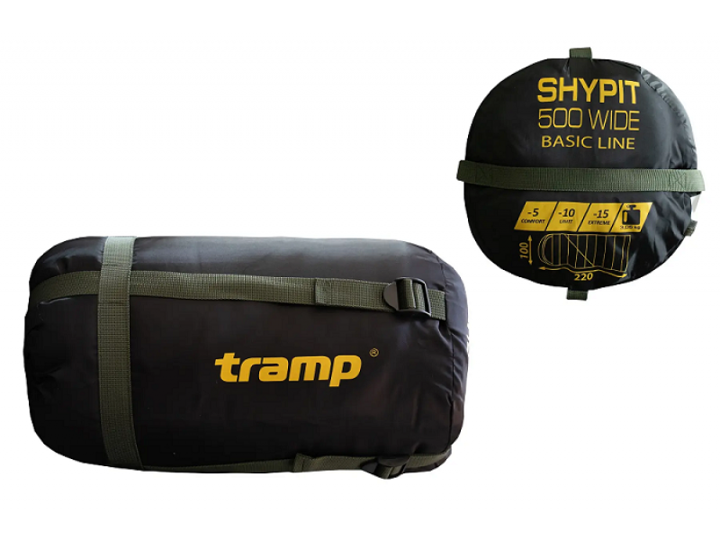 Спальний мішок Tramp Shypit 500XL ковдра з капюш olive 220/100 UTRS-062L