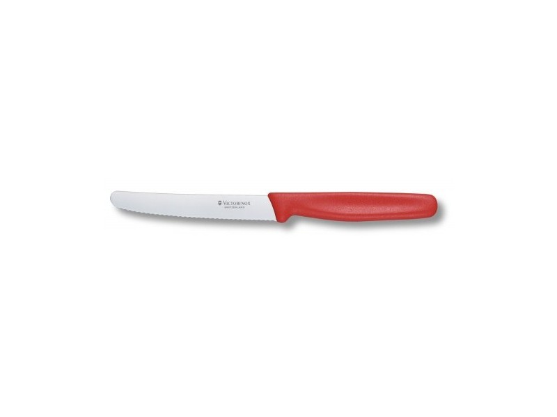 Нож кухонный Victorinox красный нейлон для томатов 5.0831
