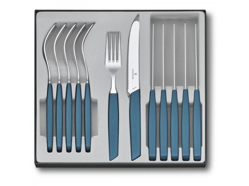 Набор кухонный Victorinox Swiss Modern Table Set 12шт (6 ножей tomato, 6 вилок)