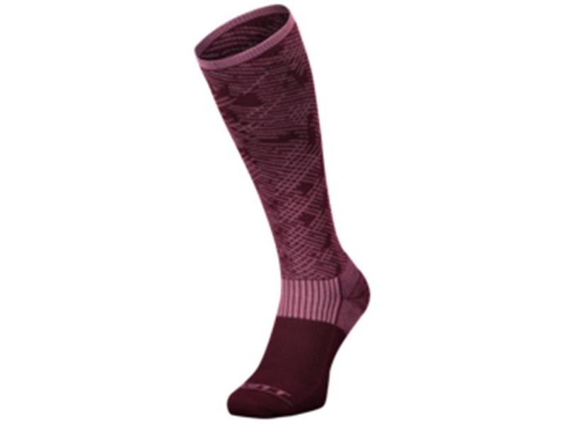 Шкарпетки гірськолижні SCOTT MERINO CAMO cassis pink/red fudge 