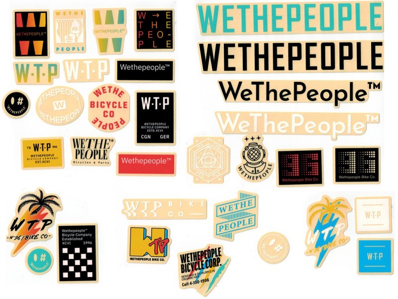 Набір наліпок WeThePeople BRAND Sticker Pack 38 шт.