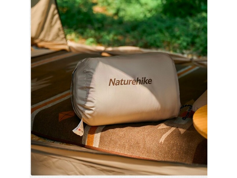 Спальный мешок Naturehike R350 CNH22SD005, бордовый/бежевый