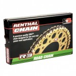 Ланцюг Renthal R3-3 Road SRS Chain 520 [Gold]