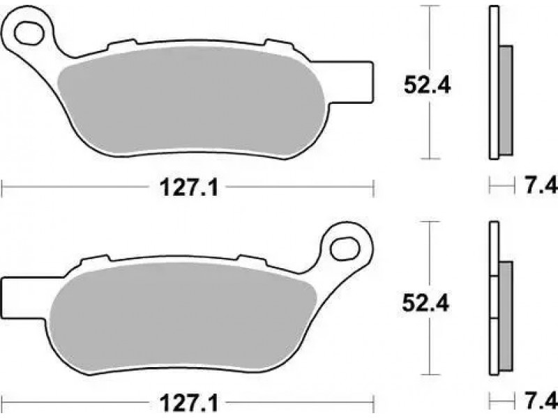 Тормозные колодки SBS Ultra Quit Brake Pads, Ceramic 854H.HF