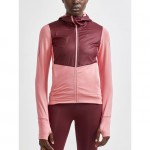 Куртка Craft ADV Charge Jersey Hood Jacket Woman CORAL/TRUFFLE 