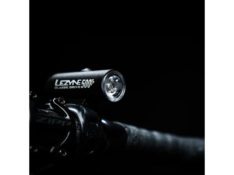 Передний свет Lezyne CLASSIC DRIVE 500+ FRONT Черный матовый 500 люмен Y17