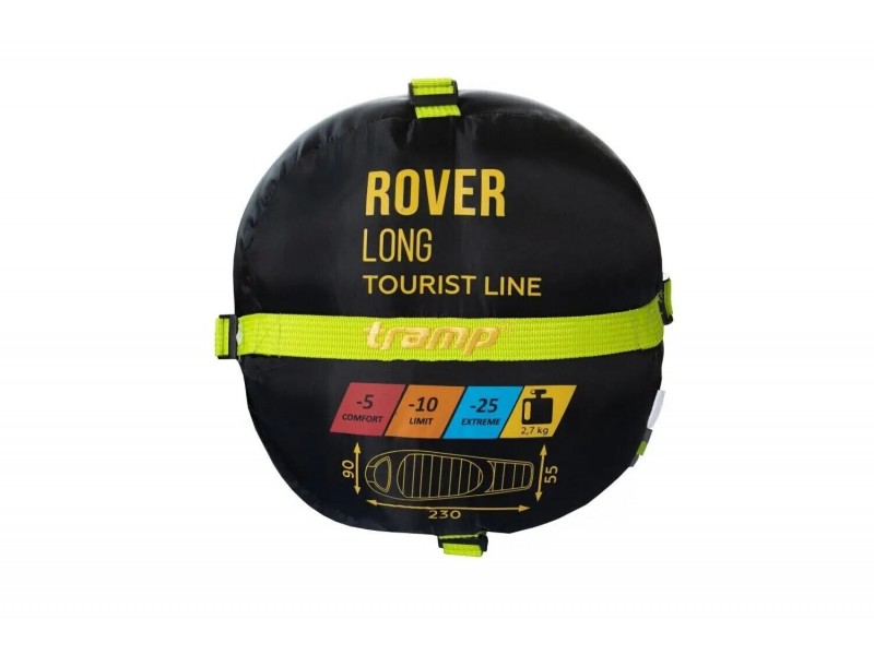 Спальний мішок Tramp Rover Long кокон olive/grey 230/90-55 UTRS-052L