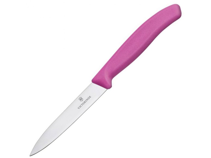 Кухонный нож Victorinox SwissClassic Paring 10 см рожевий (Vx67706.L115)