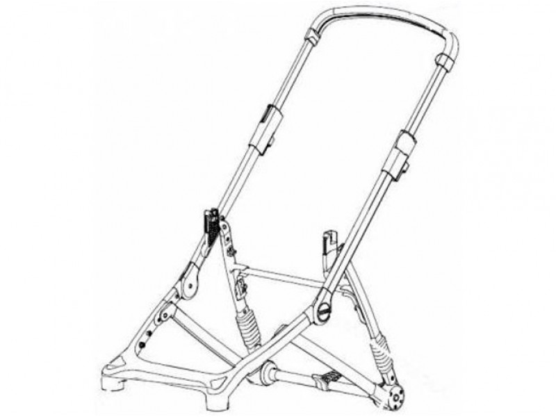 Шасі коляски (Aluminium) Thule 54048 (Sleek) (TH 54048)