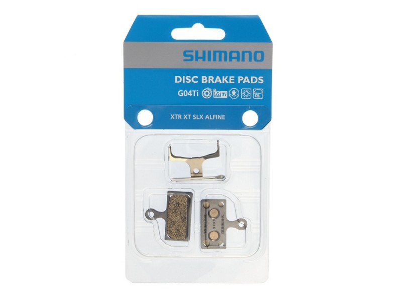 Гальмівні колодки SHIMANO G04Ti XTR/XT/SLX/ALFINE/SHIMANO, метал
