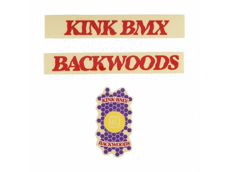 Набір наклейок на раму KINK BMX Backwoods Decal Kit 