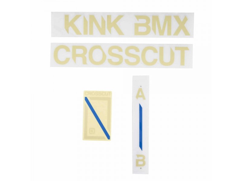 Набір наклейок на раму KINK BMX Crosscut Decal Kit