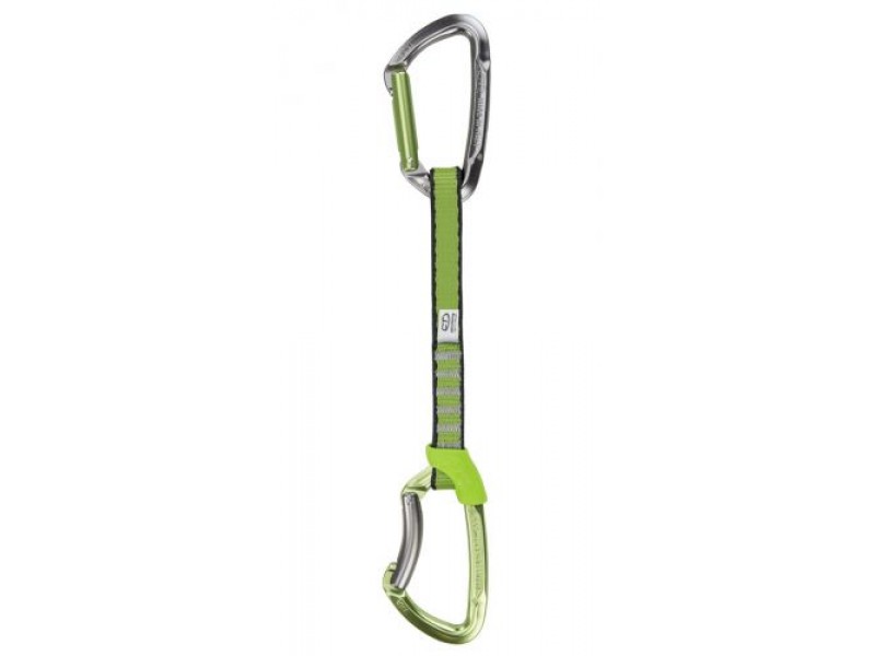Оттяжка с карабинами Climbing Technology Lime set NY 17 cm 