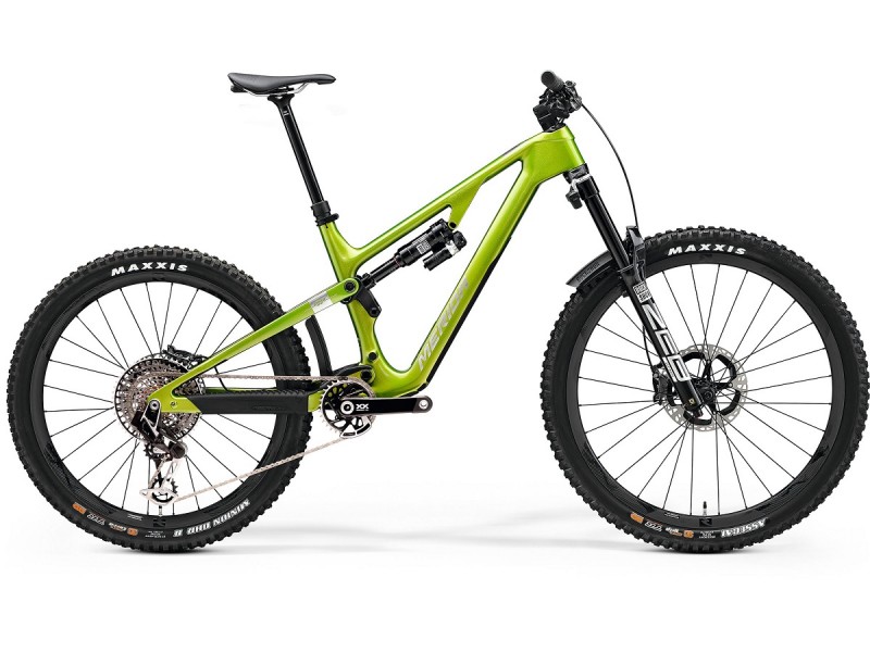 Велосипед MERIDA ONE-SIXTY 10K,LONGFALL GREEN(TI-FLASH/BLACK)