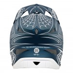 Вело шлем TLD D3 FIBERLITE HELMET SpiderStripe [Blue] 